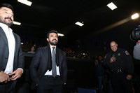 Ram Charan at New Jersey premieres of Dhruva